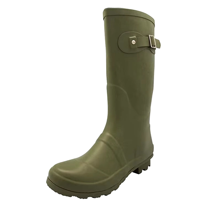 China Knee-High Boots for Lady Waterproof Rubber Rain Boots for Women