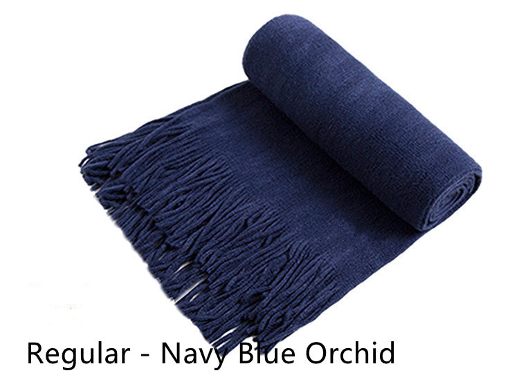 Boy Student's Winter Thick Cashmere Scarf