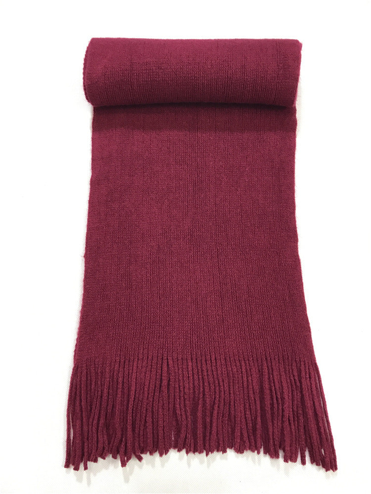 Boy Student's Winter Thick Cashmere Scarf